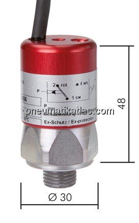 ATEX-Druckschalter 0,3 - 1,5 bar (Wechsler), G 1/4" (AG)