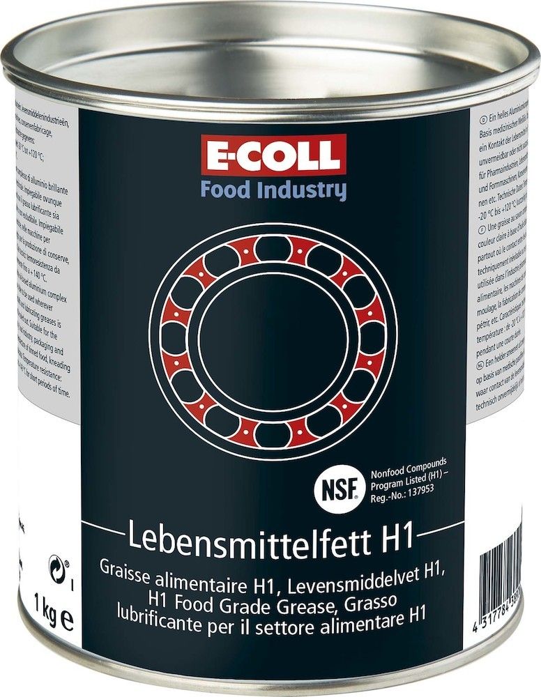 E-Coll Lebensmittelfett, 1kg, H1 Zulassung der NSF