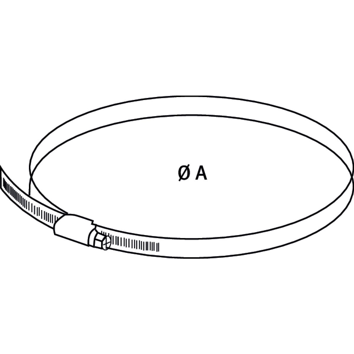 Schlauchschelle Holzkraft Ø 200- 220 mm