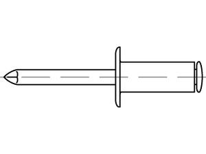 ART 88404 Blindniete A 2/A 2 FLAKO A 4 x 10 S