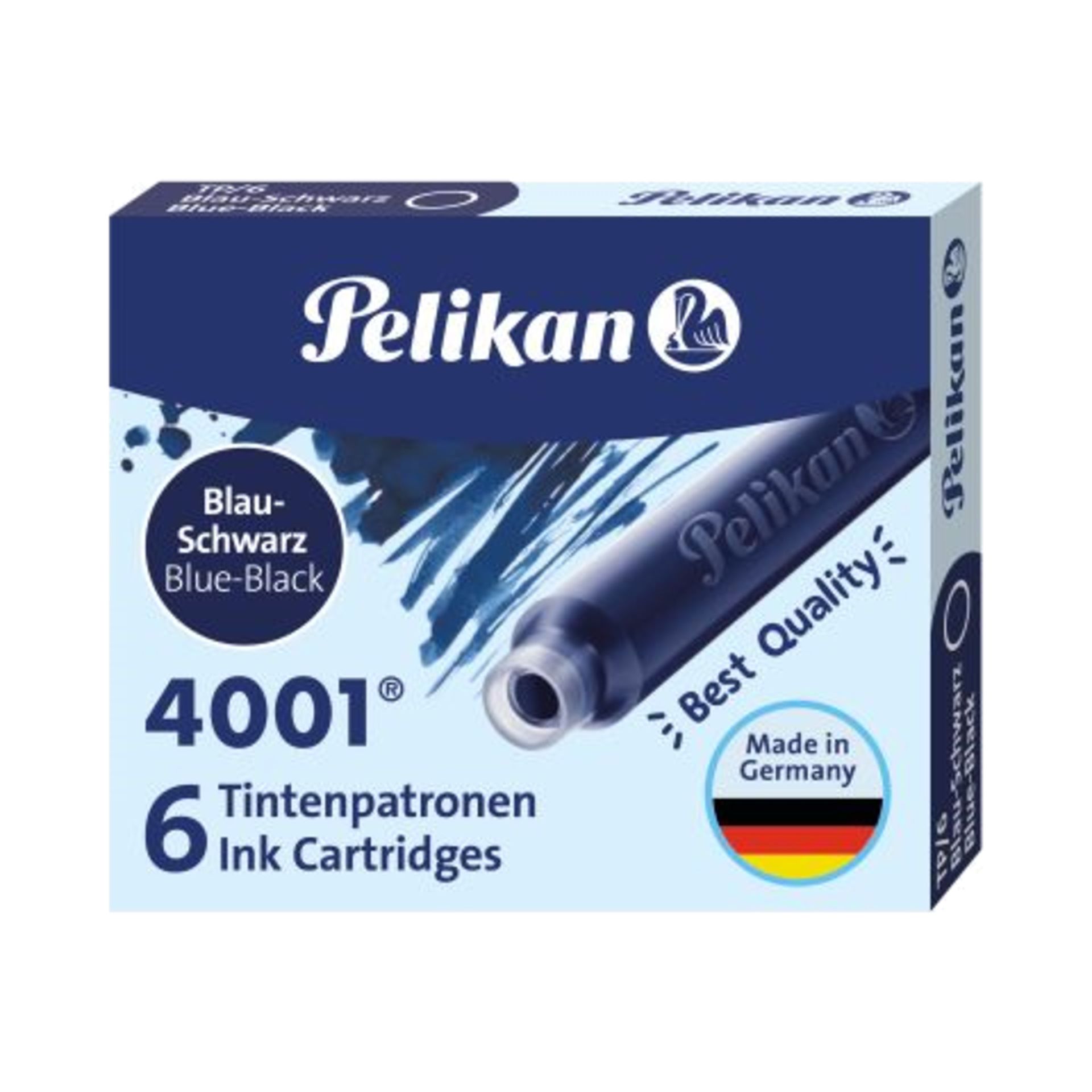 Tintenpatrone 4001 TP/6 blauschwarz 6 St./Pack.