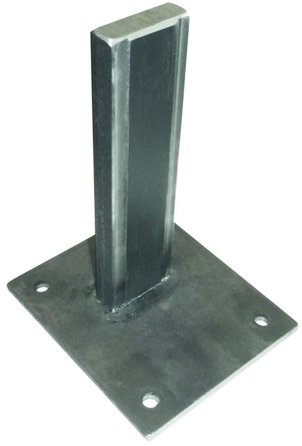 Pfostenträger für Steckzaun-Pfosten ANTHRAZIT, 150 x 150 x 230 mm #NO50