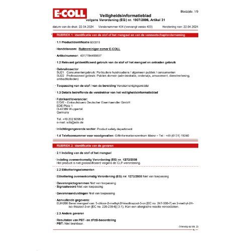 Scheibenreiniger Sommer 5L Kanister E-COLL