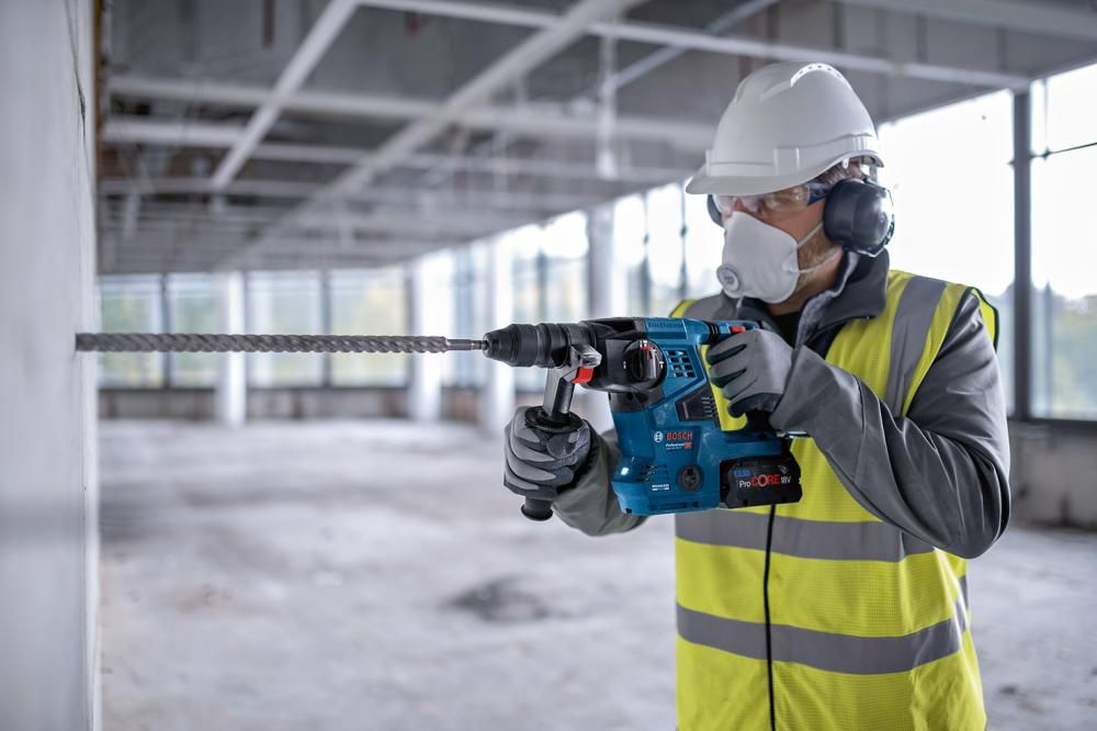 Akku-Kombihammer solo GBH 18V-28 CF Bosch ohne Akku ohne Ladegerät XL-Boxx