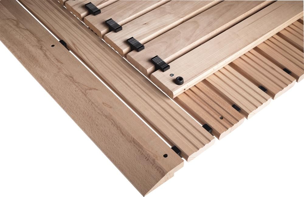 Holzrost YOGA Typ F B150 cm x max.L 10 m Zuschnitt pro Laufmeter