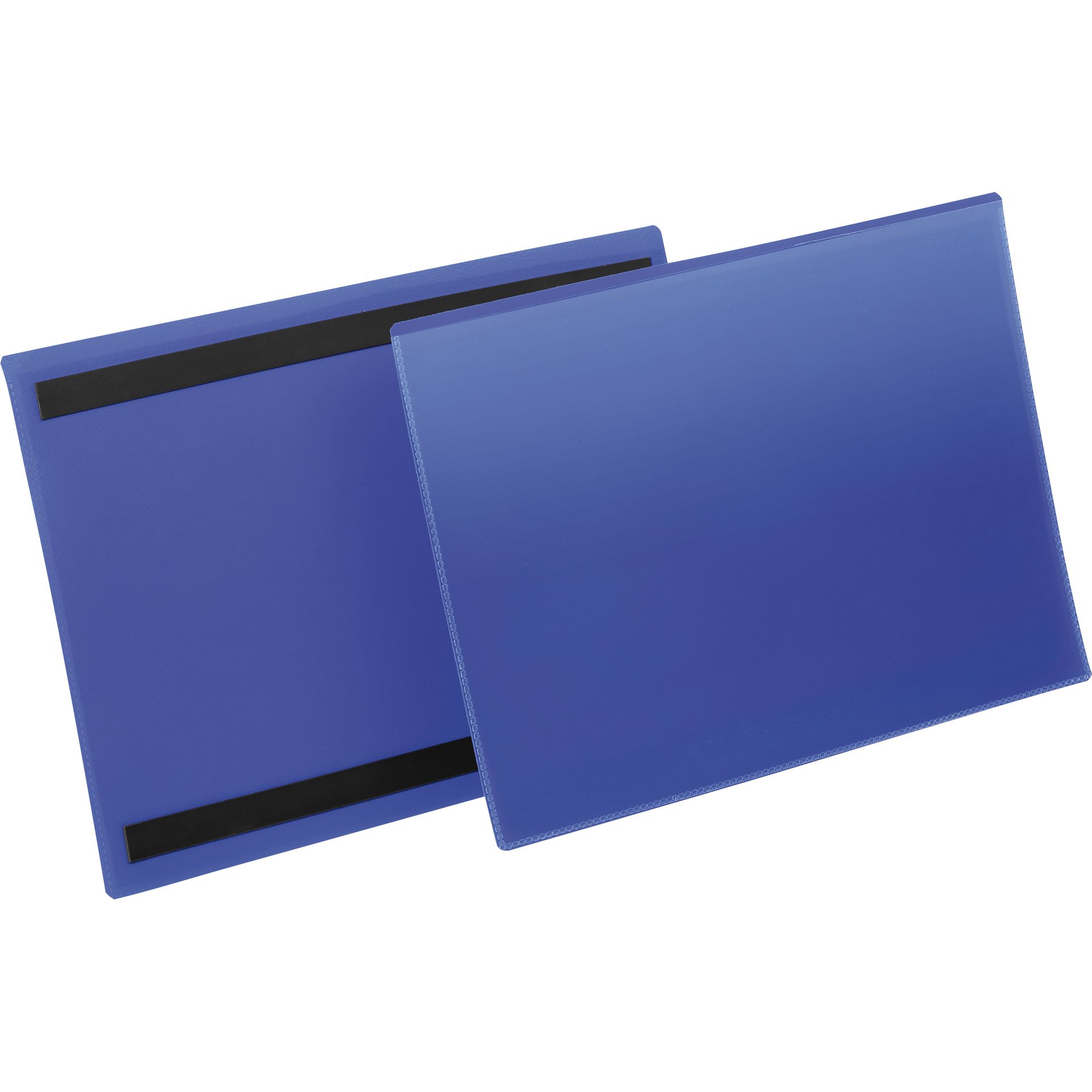 Kennzeichnungstasche A4 quer magn. d.bl 50 St./Pack.
