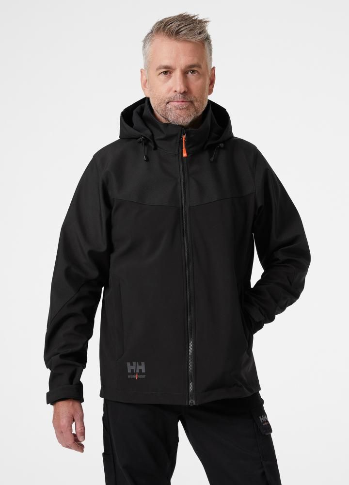 Softshelljacke Oxford, black, Gr.2XL