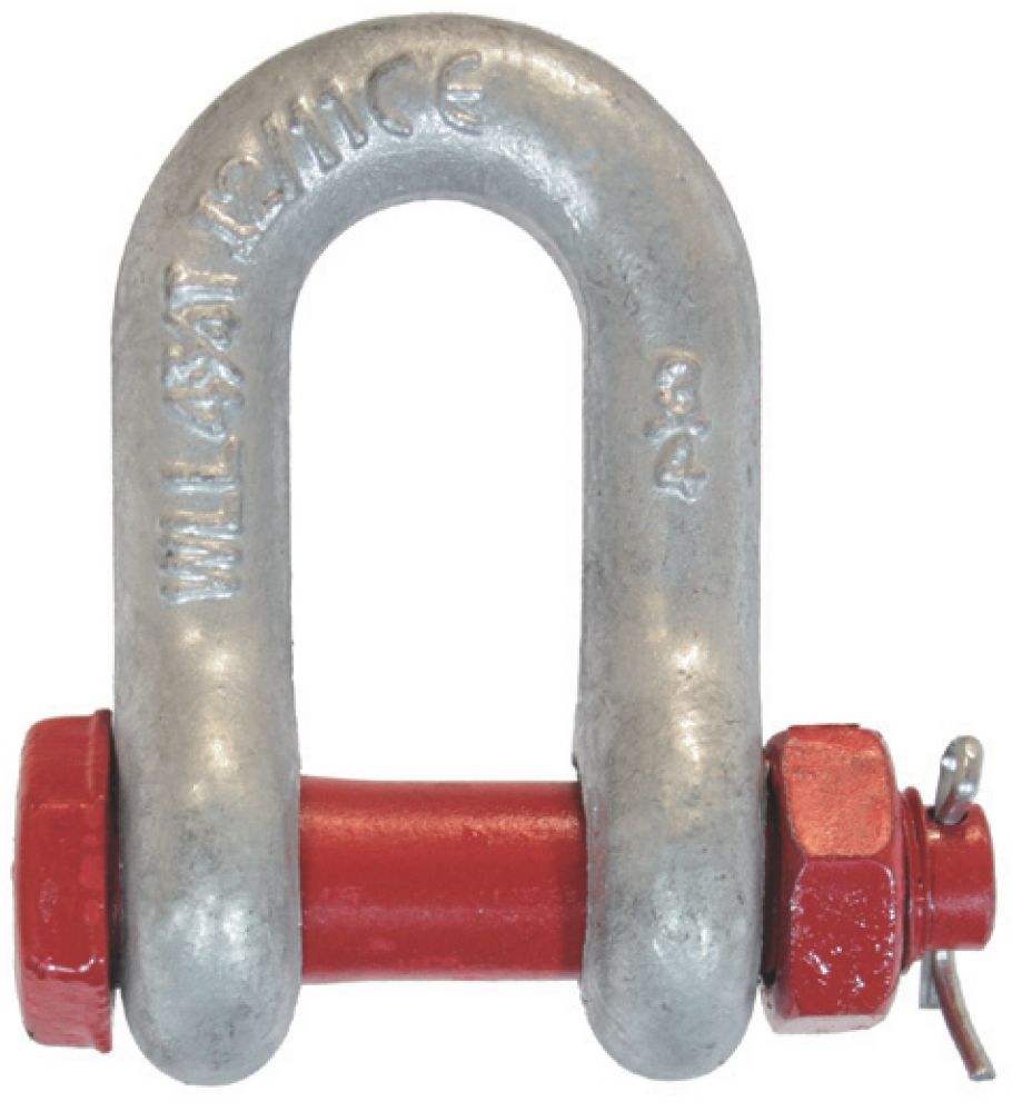 McBULL® Schäkel, hochfest, gerade, Mutter/Splint, 11/2", 17 t