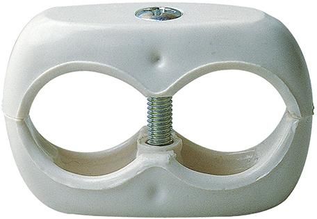 Doppelschlauchklemme Kunststoff, 16 x 16 mm