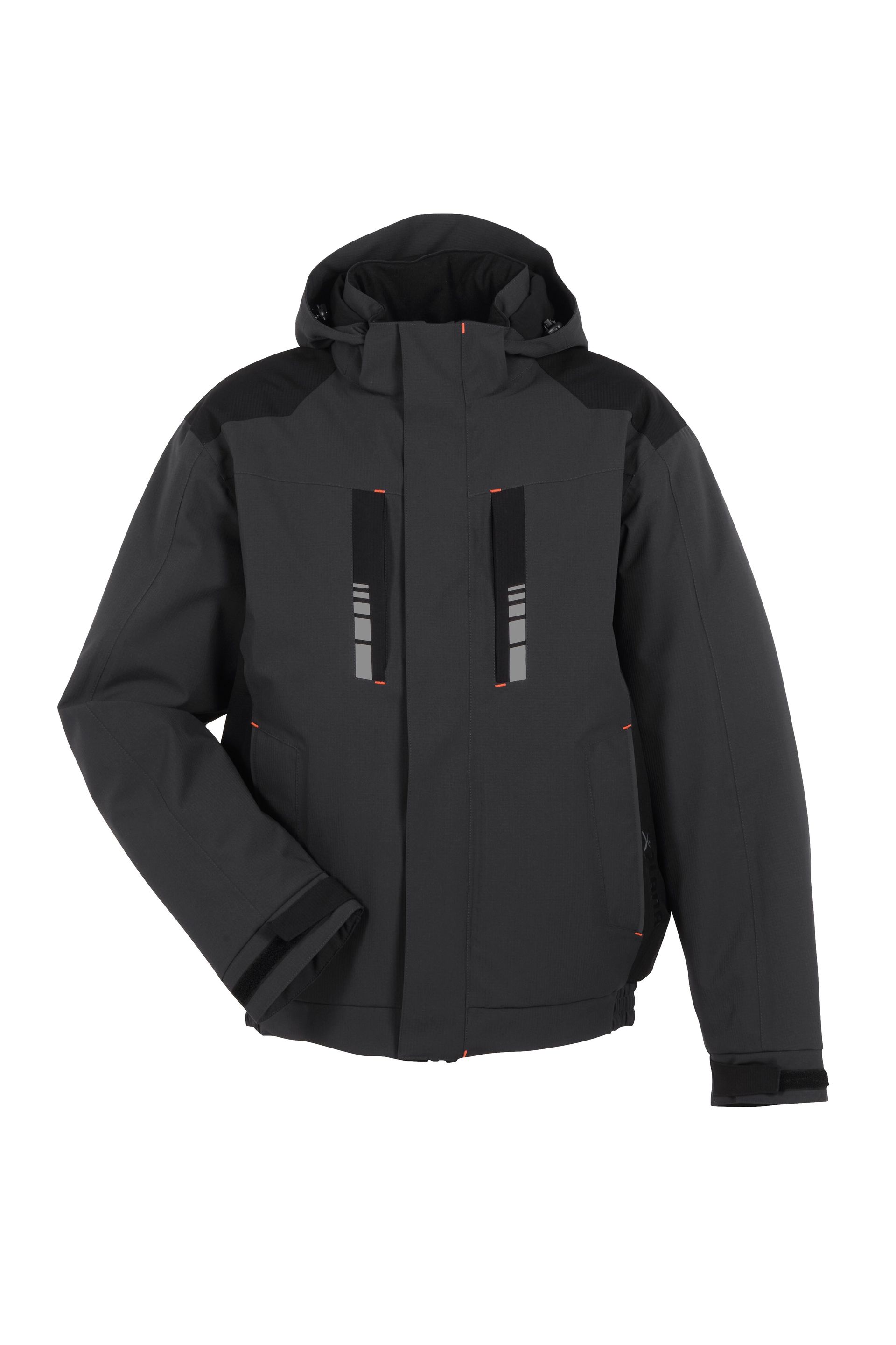 Planam Moto Winterjacke Outdoor grau/schwarz Gr. S