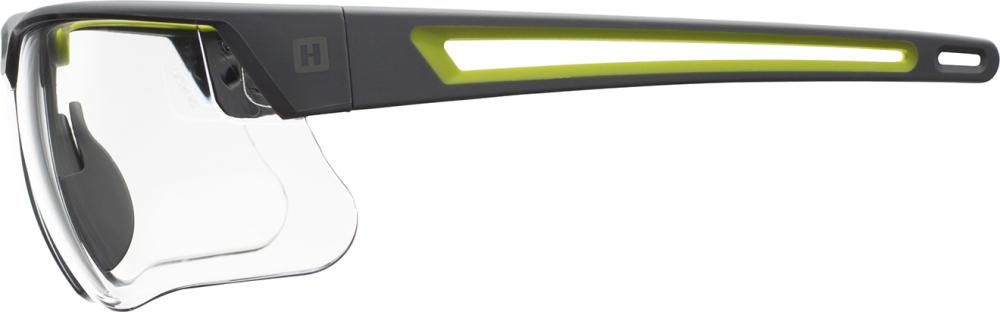 Brille AVATAR+, klar Bügel schwarz/gelb Honeywell