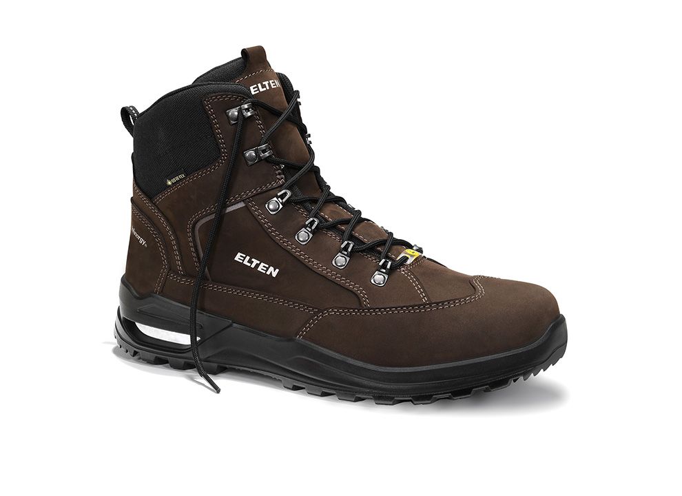 ELTEN RONAN XXF WR Berufsstiefel Mid O2 ESD, Braun, Gr. 46