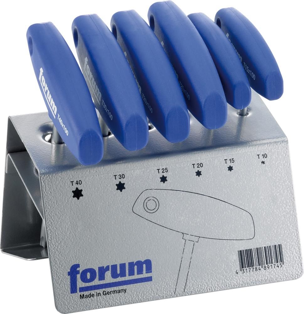 FORUM Schraubendr. Torx T-GriffT 10-40 im Ständer