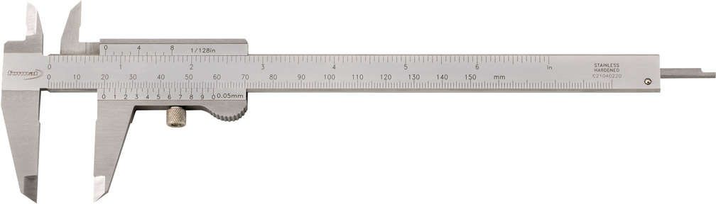 Taschenmessschieber parallaxfrei Doppelprisma150 mm 1/50, 1/1000 FORTIS