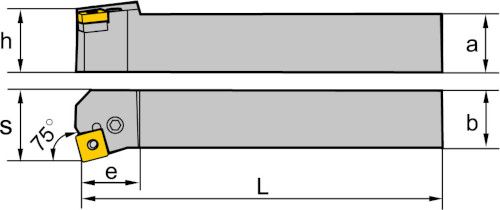 P-Halter; rechts; Schaft 16x16; SN09