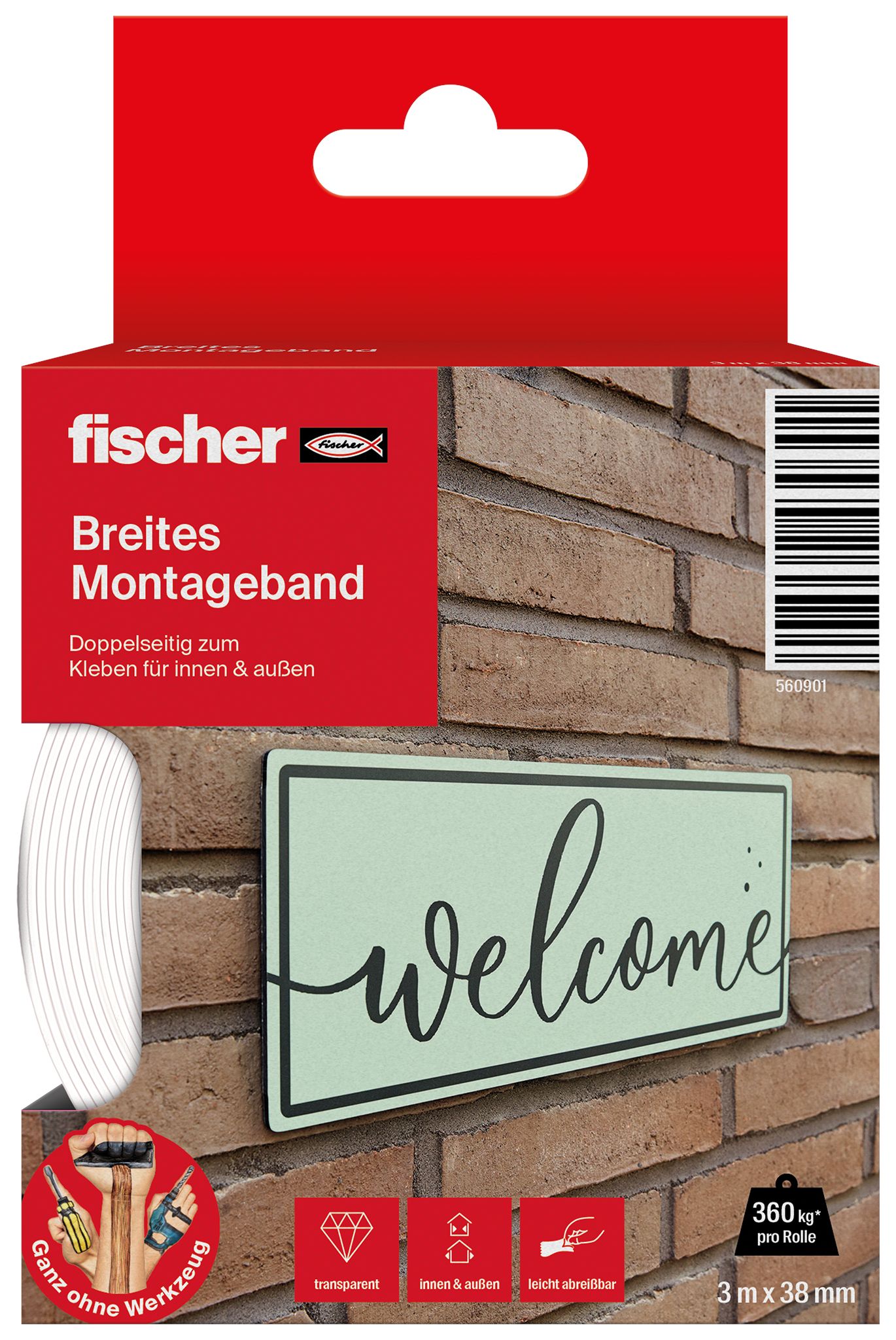 GOW Montageband breit 3x38
