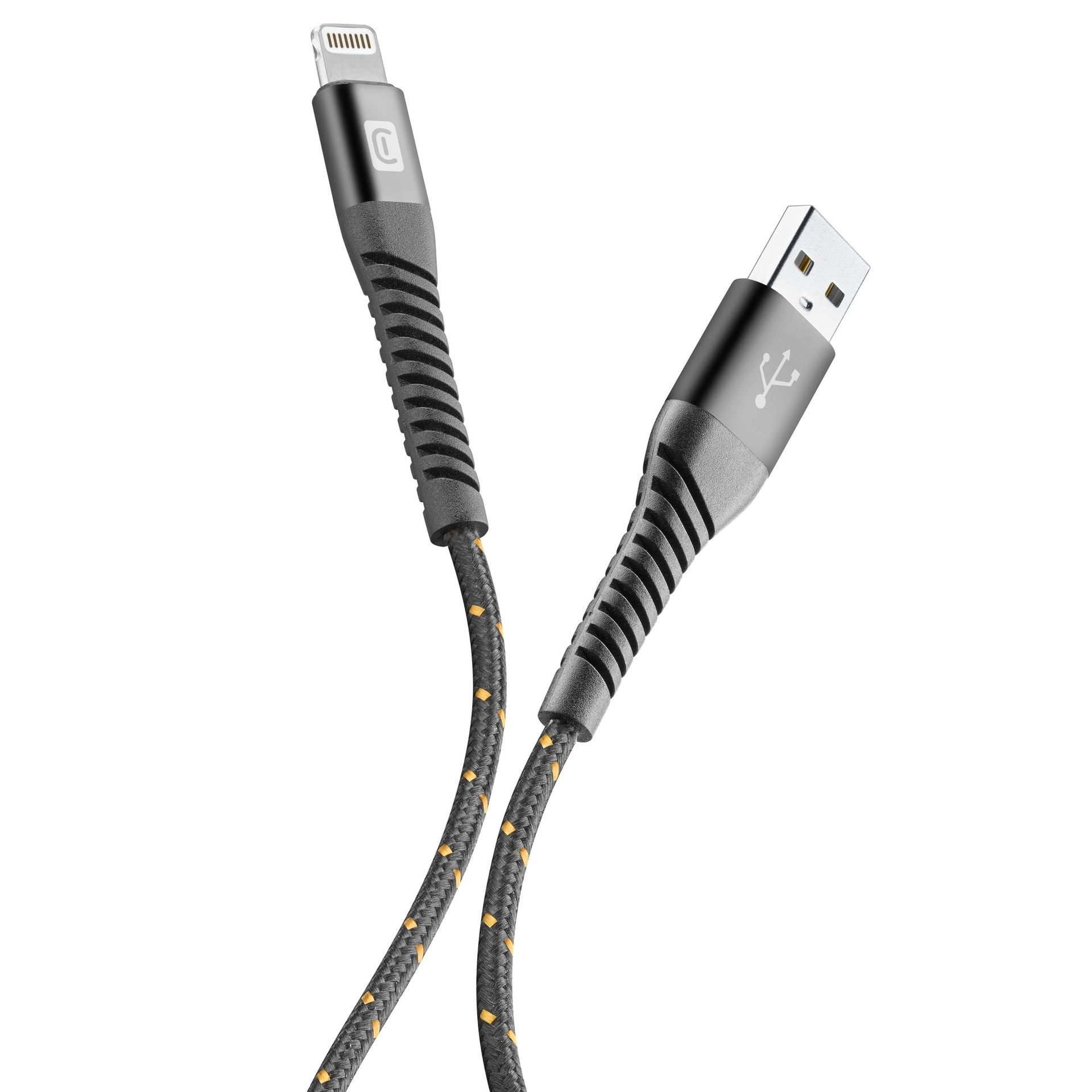 Kabel USB-A/Lightning  TETRA 12m sw