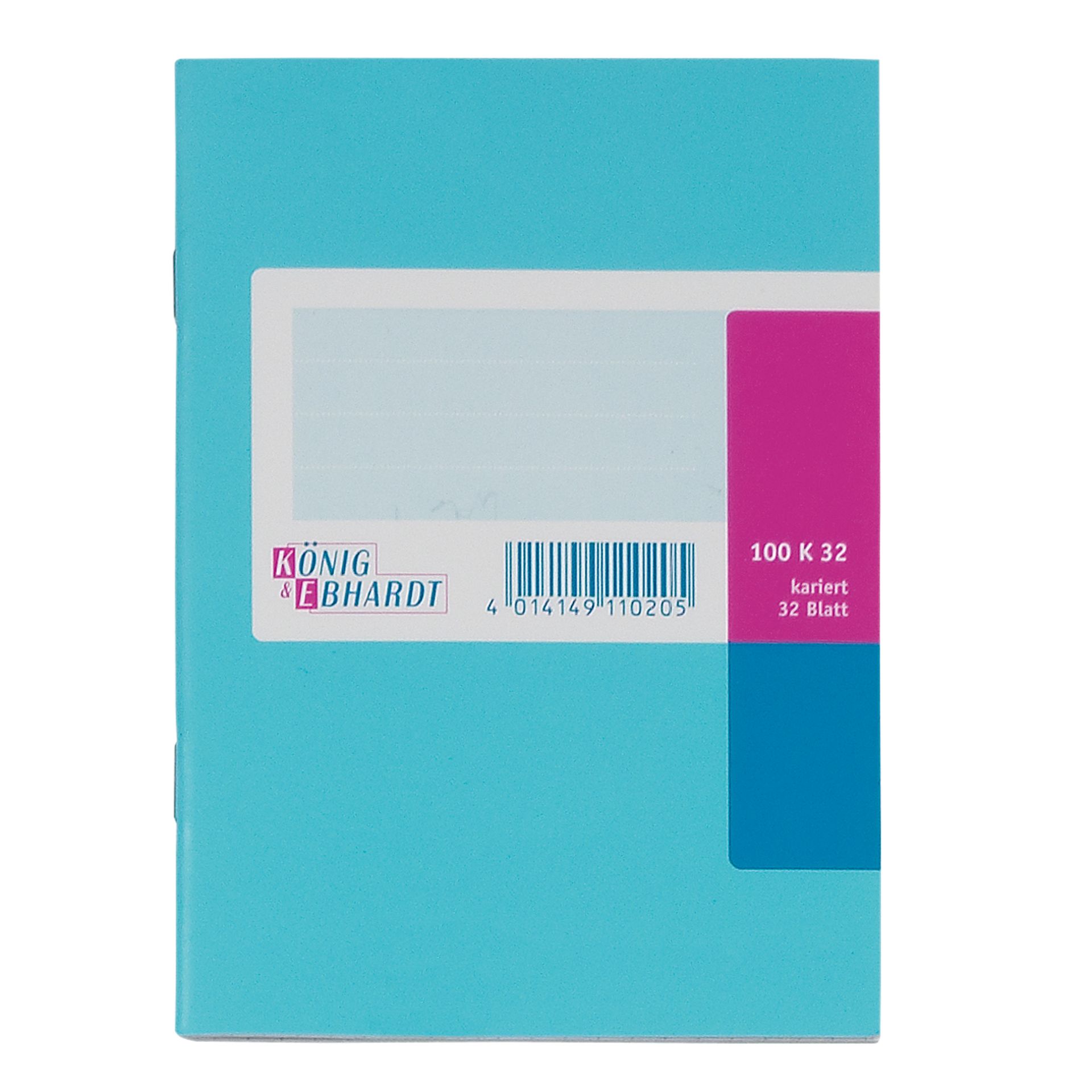 Geschäftsbuch DIN A6 kariert 32Bl hbl