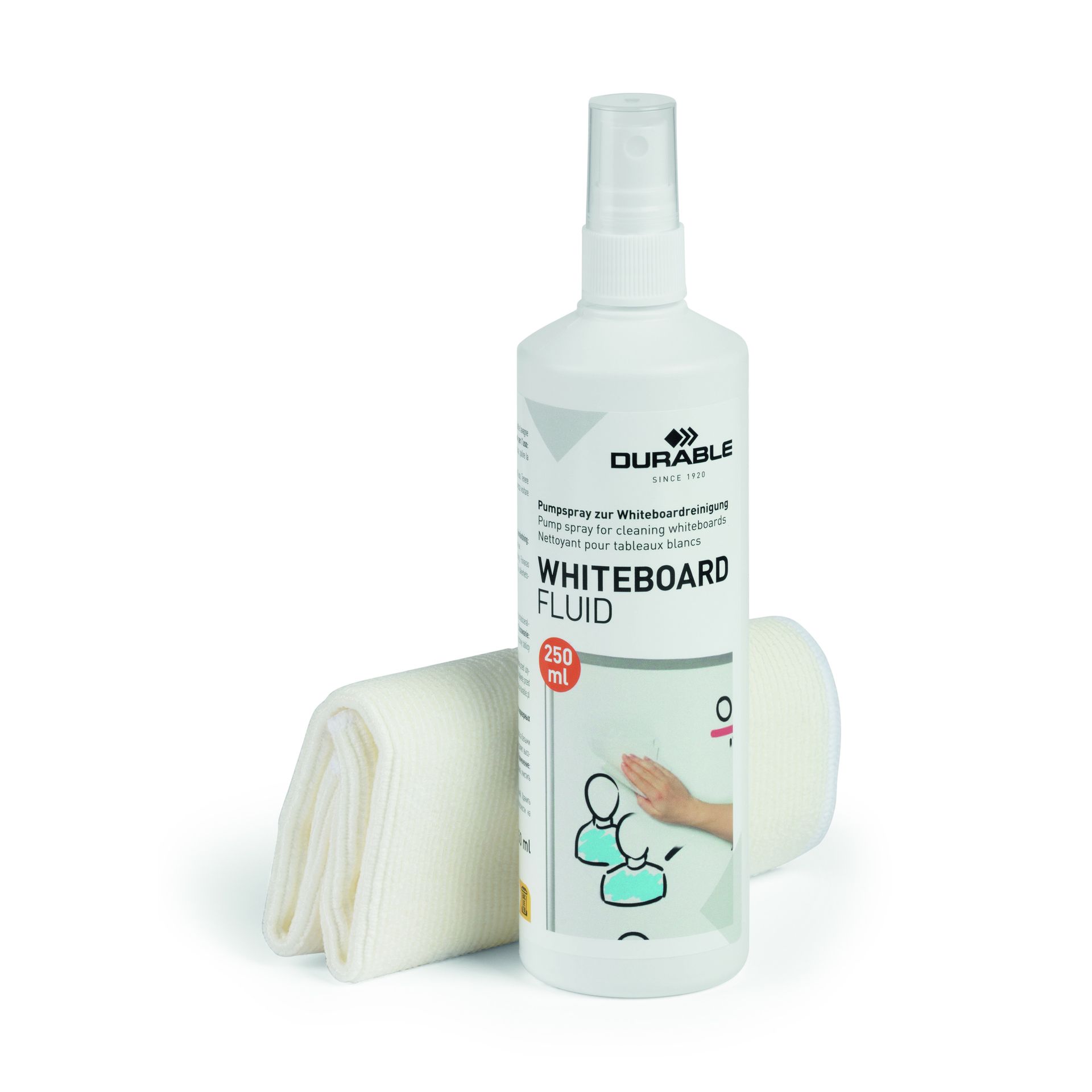 Whiteboardreiniger 250ml +Mikrofasertuch
