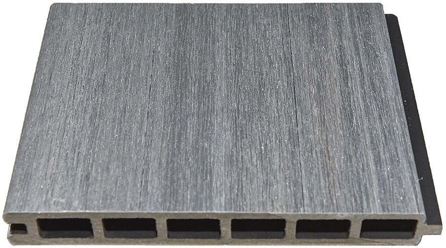 ELSKOP-Serie Zaunlamelle 20x140x1790mmGRAU co-extrudiert WPC-Steckzaunsystem