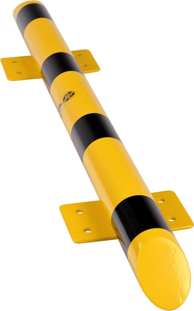 Rammschutzbalken L1200xD76 mm verzinkt/gelb RAL1023