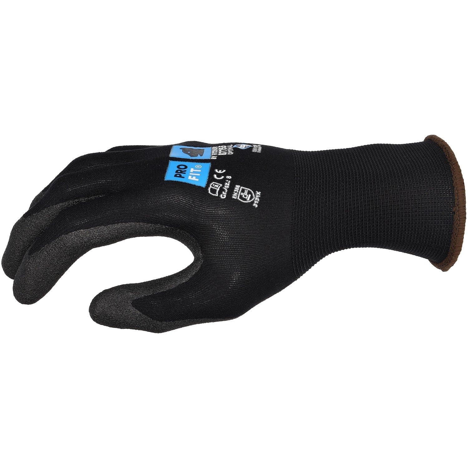 Arbeitshandschuhe "Optimal",HPT, schwarz 8