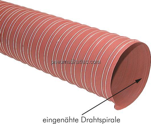 Silikon-Heißluftschlauch, doppellagig, 13mm
