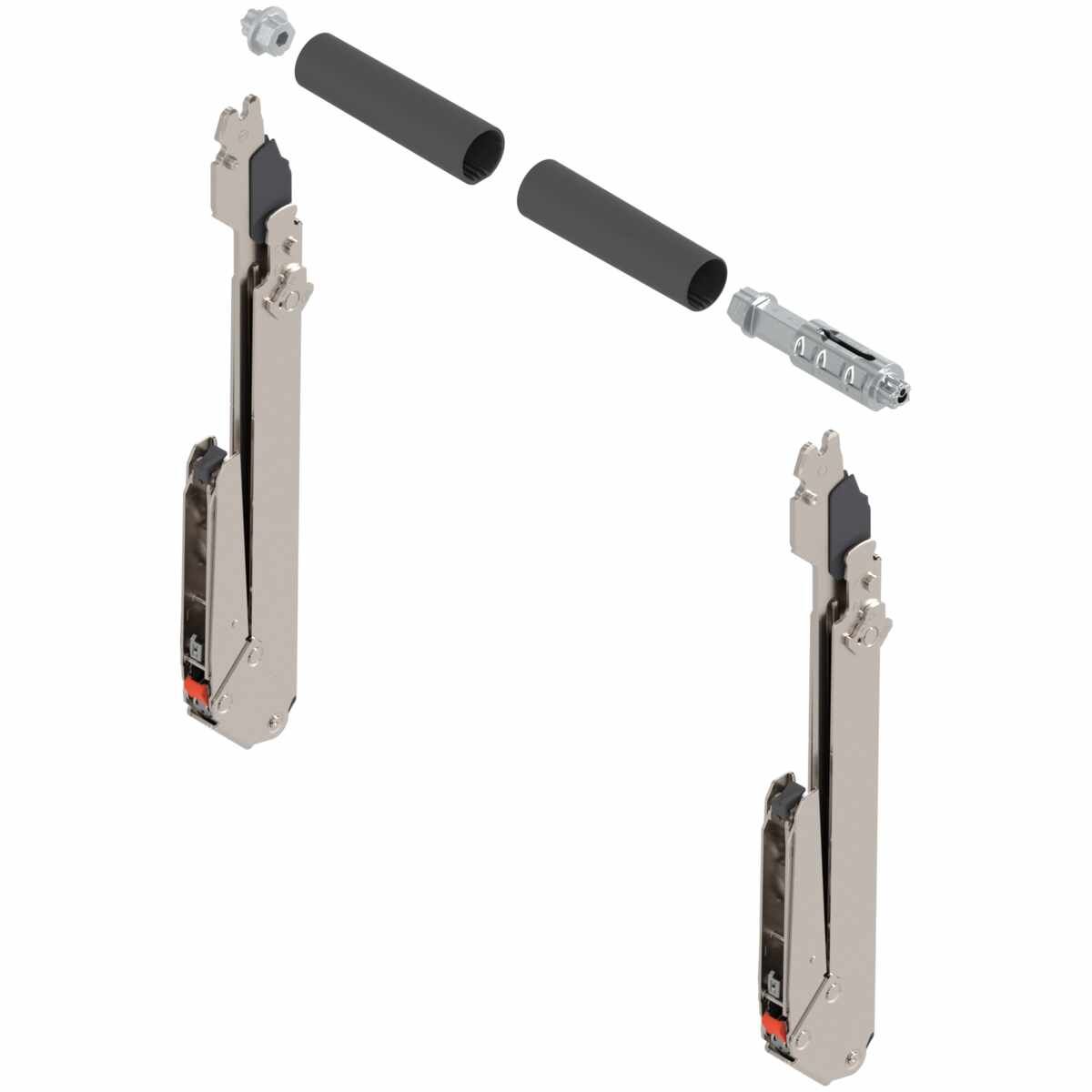 AVENTOS HL top Hochliftklappe, Hebel (Set), KH=390-540 mm, symmetrisch, vernickelt