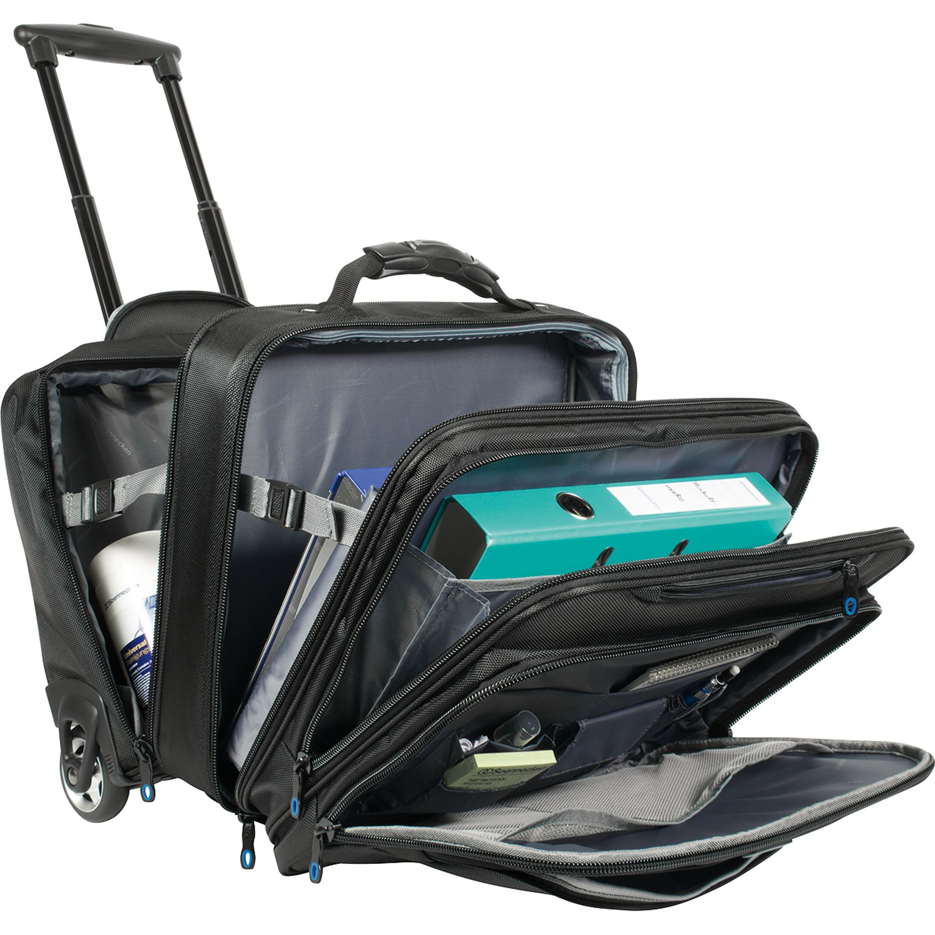 Notebooktrolley Köln  2Rollen Nylon schwarz