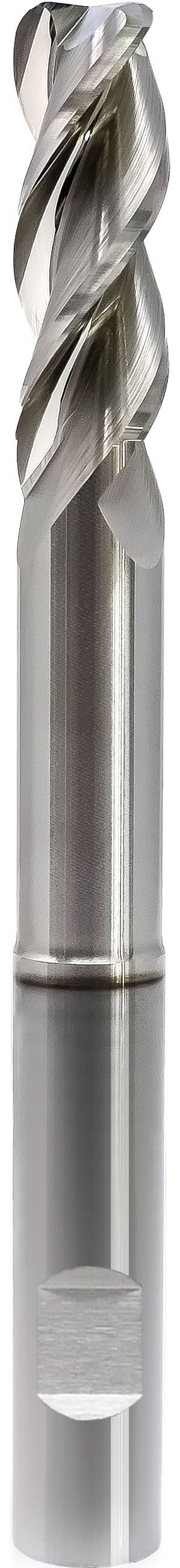VHM-HL-Schaftfräser für Aluminium Ø 10,00 mm, ER 1,0, 3Z, TiB2