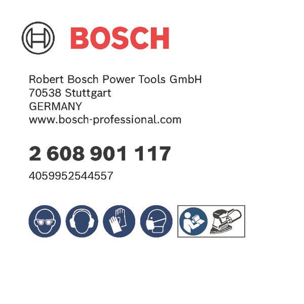 BOSCH Klettschleifblätter, Dreieck