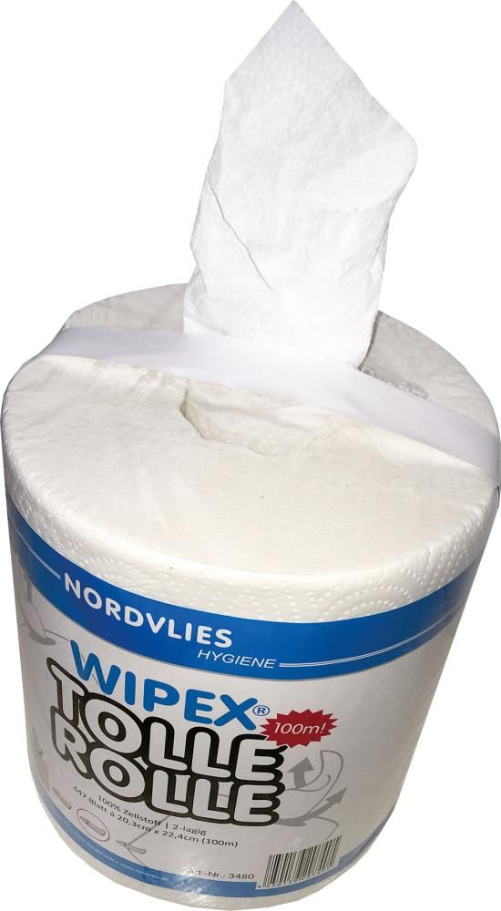 WIPEX TOLLE ROLLE 2-lagighochweiß 20,3 x 22,4 cm