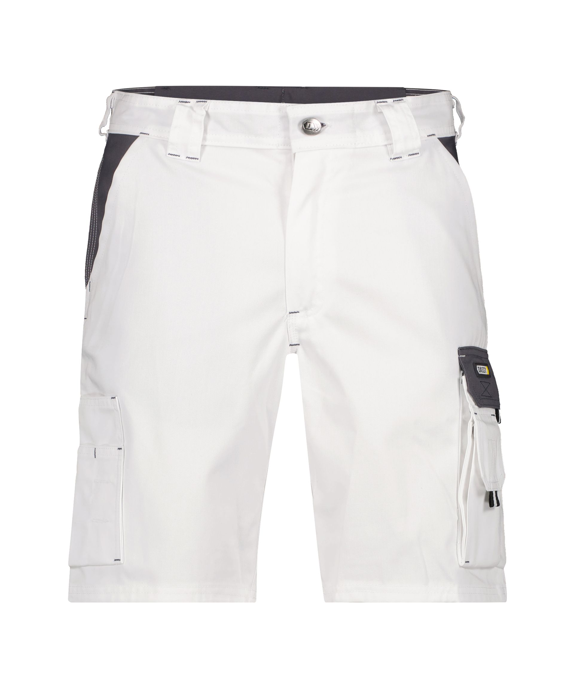 DASSY® Roma - Zweifarbige Arbeitsshorts - weiß/zementgrau, Gr. 42