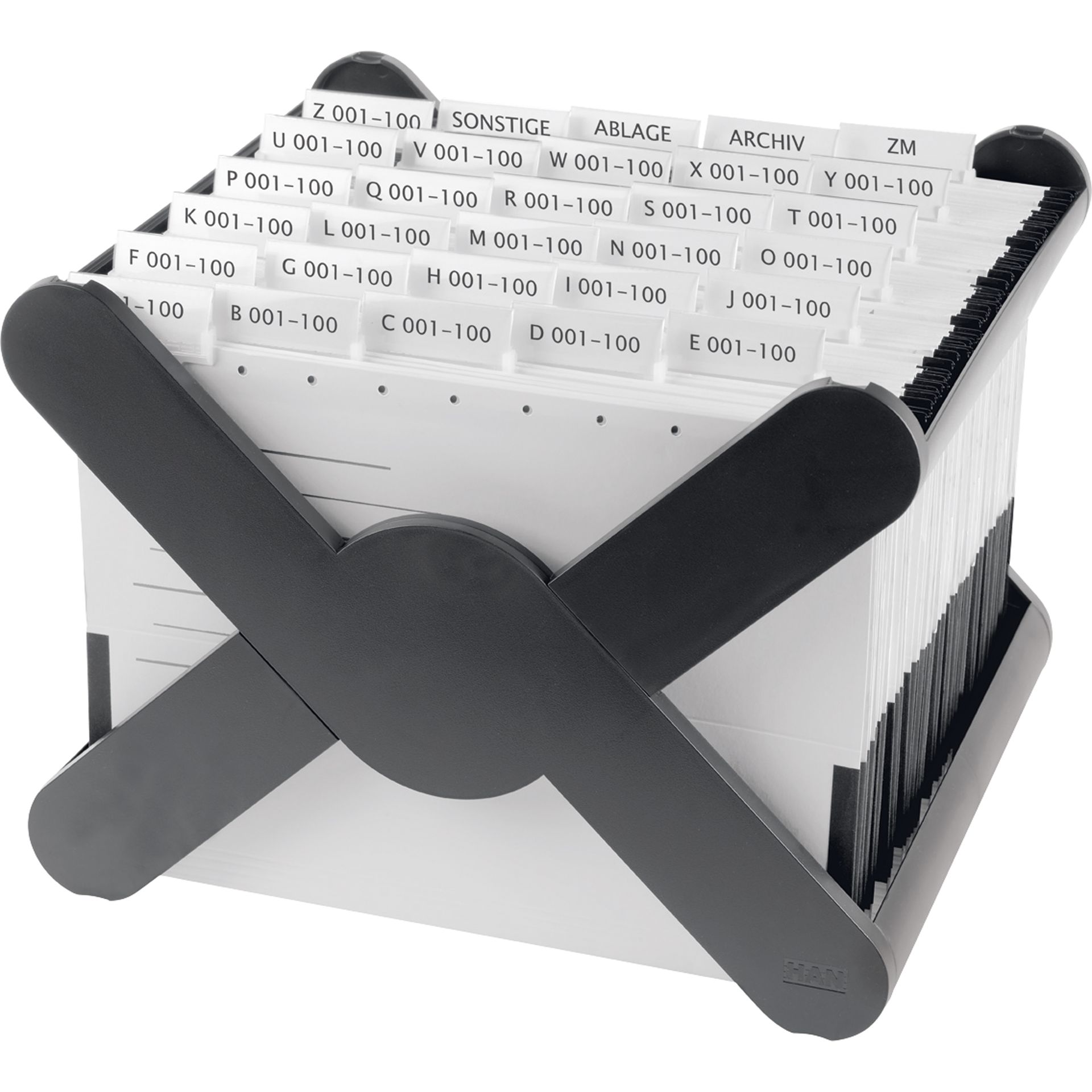 Hängekorb X-CROSS TOP DIN A4 max. 35Mappen sw