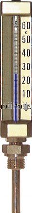 Maschinenthermometer (150mm) senkrecht/-60 bis +40°C/63mm