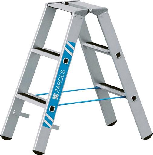 Stufenleiter R13step B 2x3 Stufen Leiterlänge 0,88 m Arbeitshöhe 2,30 m