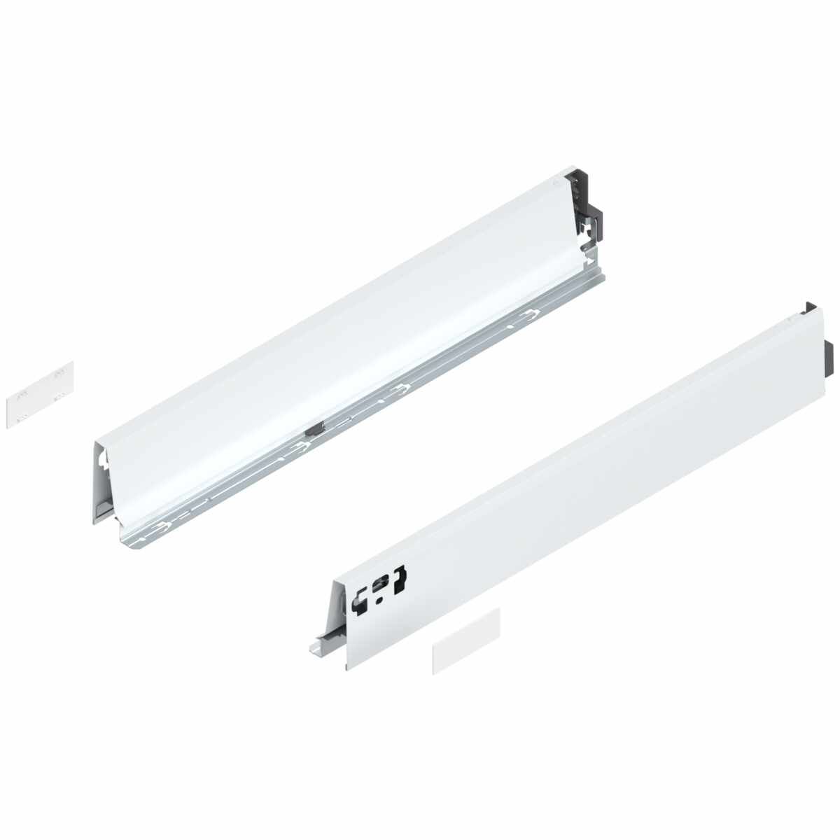 TANDEMBOX Zarge, Höhe M (83.6 mm), NL=550 mm, links/rechts, für TANDEMBOX intivo/antaro , seidenweiß