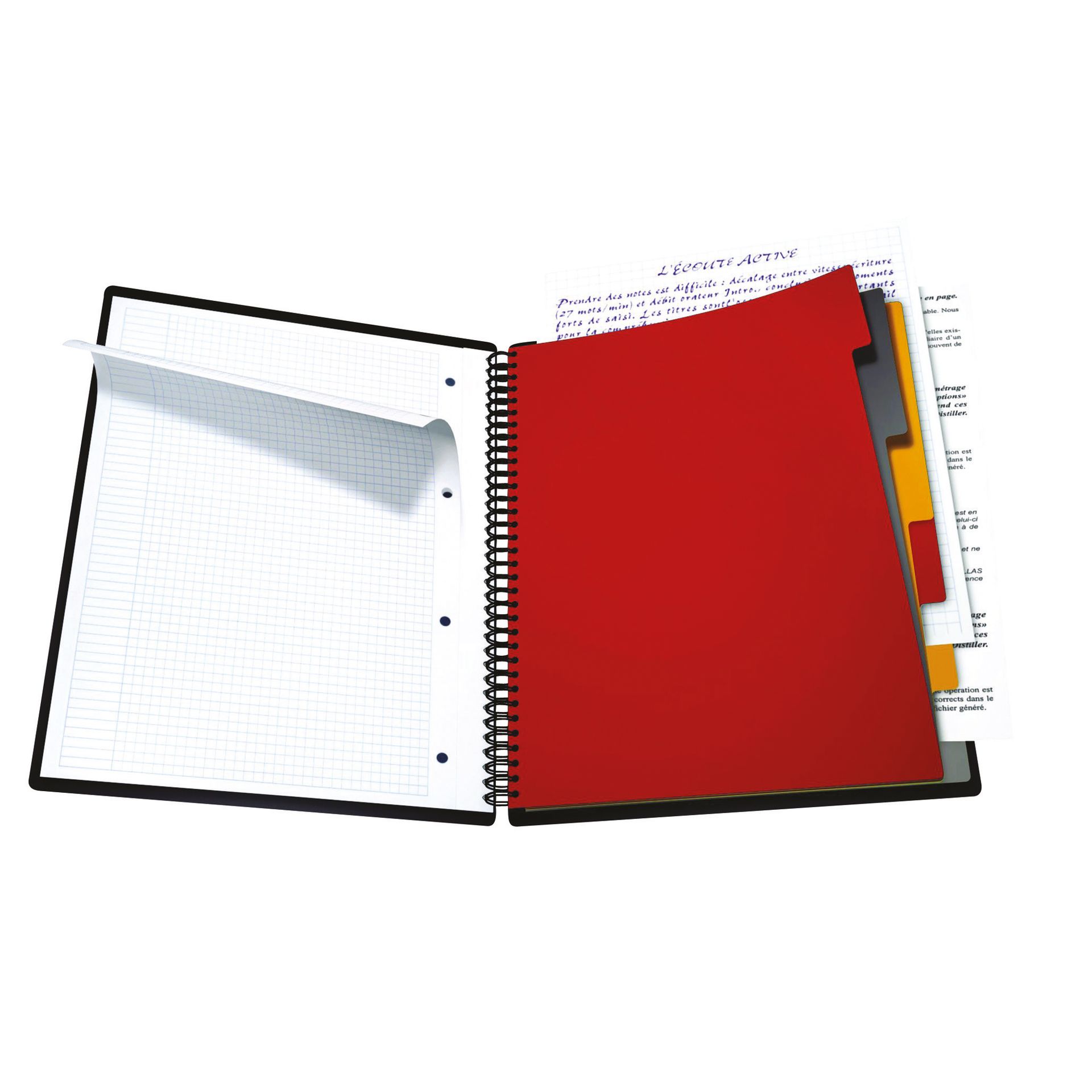Collegeblock International Organizerbook kariert