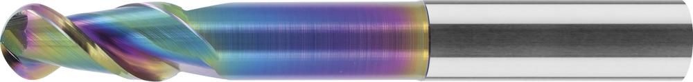 Radiusfräser VHM 3,0mm Z2 mittel HA ta-C FORMAT