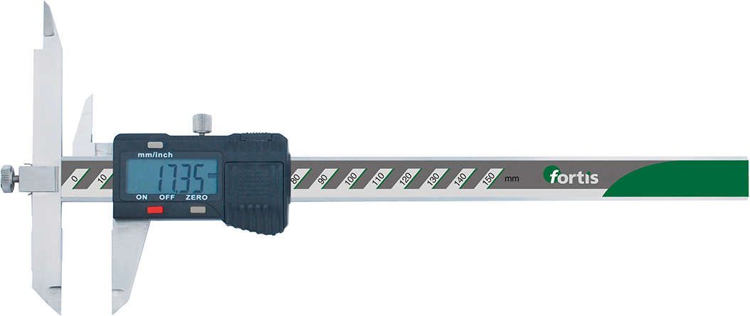 Messschieber verstellbareSchenkel digital 150/0,01 mm FORTIS