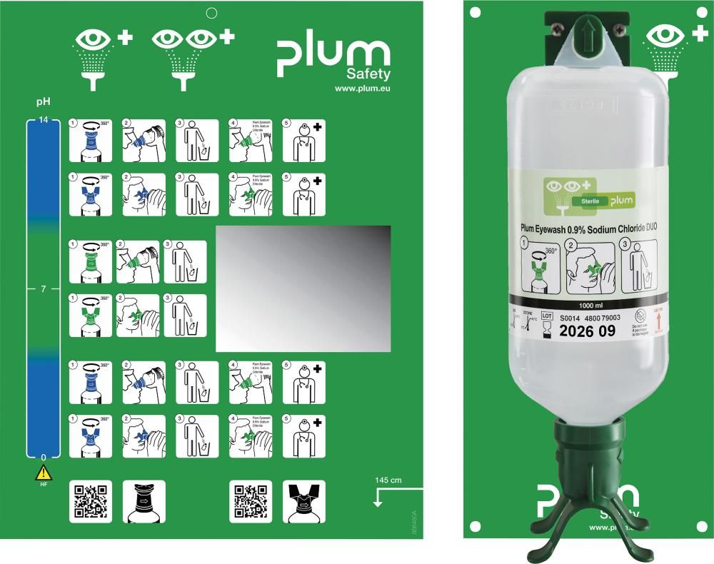 Augenspülstation Duo, incl.1 Fl.1000 ml 40