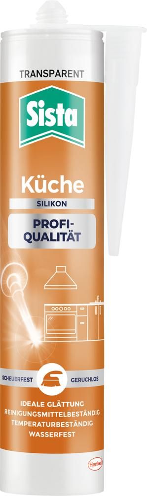 Sista Küche Silikon 280 ml, transparent