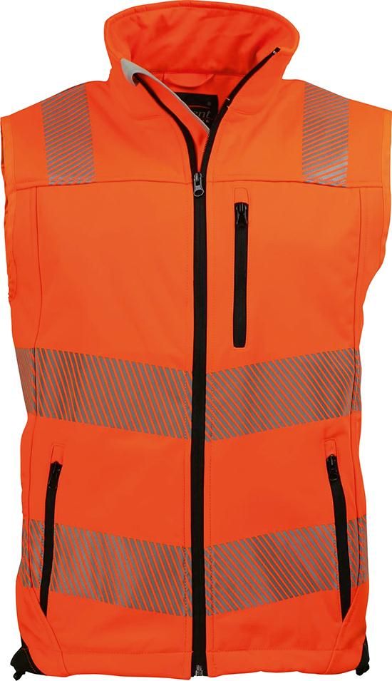 Warnweste, Gr.2XL orange/schwarz Gr.2XL