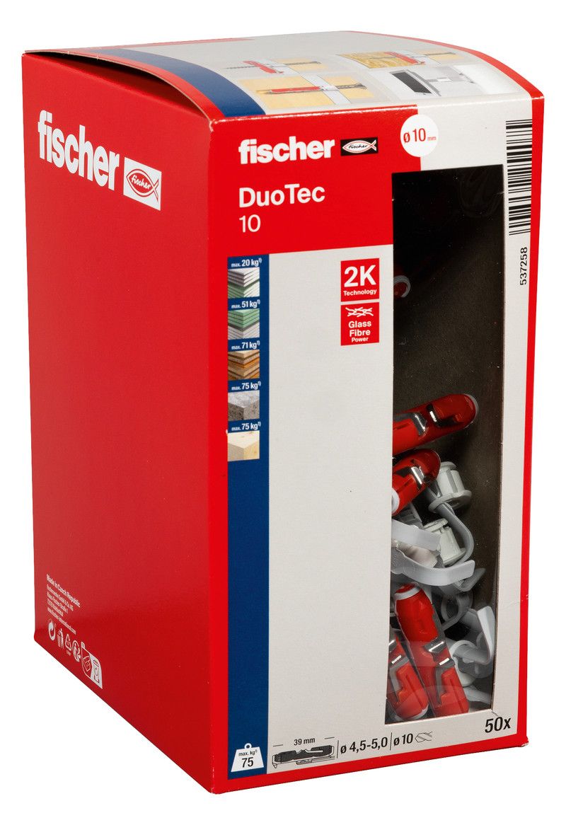 FISCHER Nylon-Kippdübel DUOTEC 10
