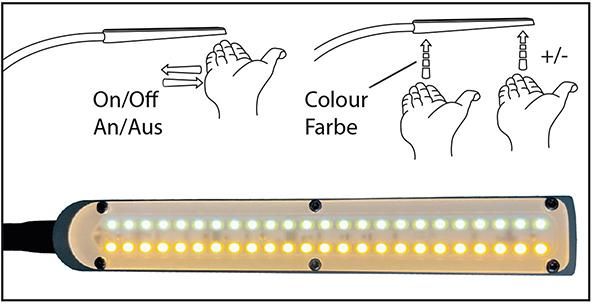 LED-Arbeitsleuchte Silhouette
