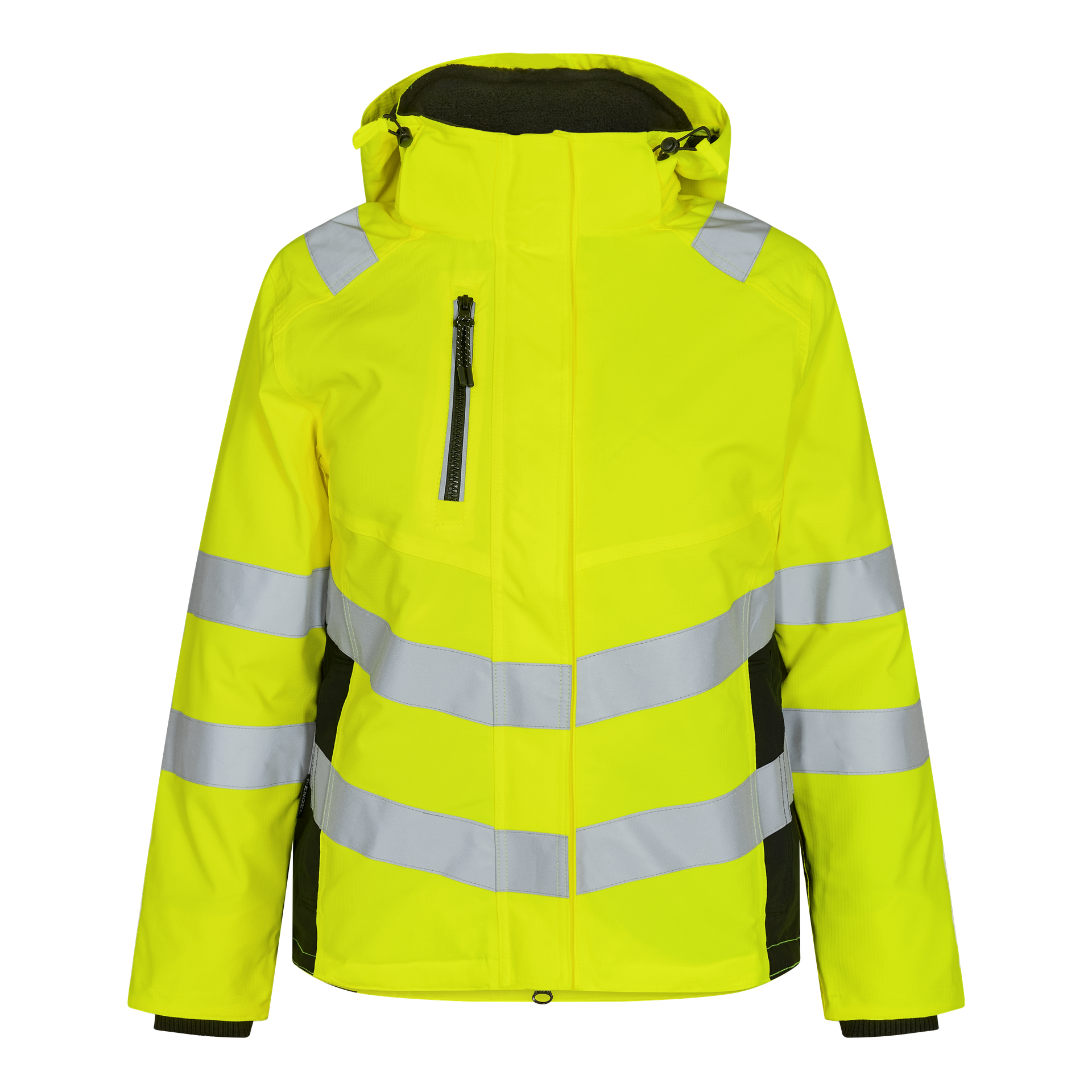 Safety Damen Winterjacke Gelb/Schwarz, Gr. XS