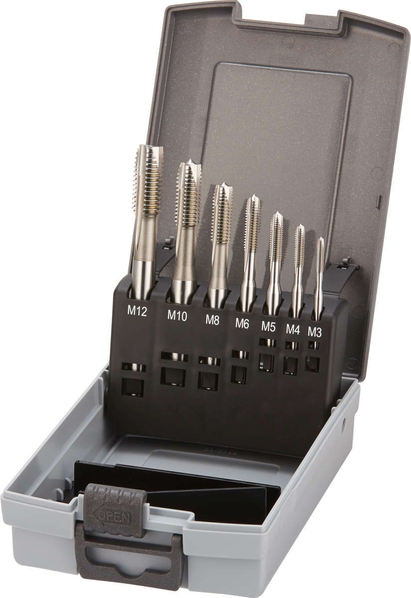 Maschinengewindebohrer- Set HSSE DIN371/376 Form B M3-M12 FORTIS