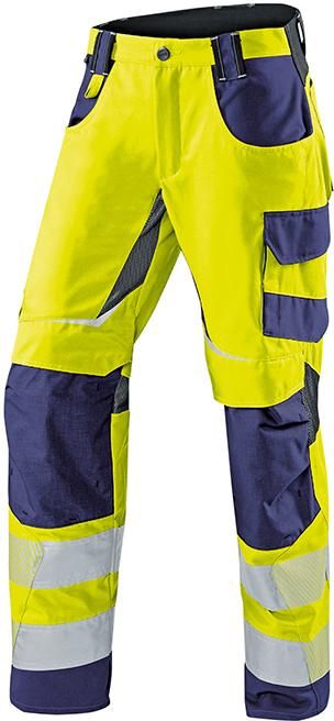 Sommerhose PSA 2, warngelb/dunkelblau, Gr.24 REFLECTIQ