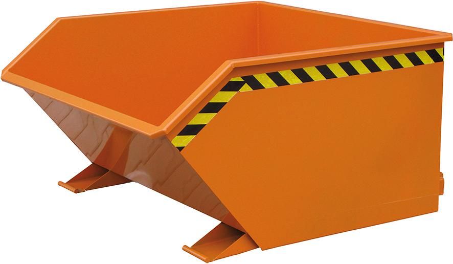 Spänekippbehälter 150 l B700xT1410xH450 mm RAL2004,Tragkraft 1000kg mit Sieb und Hahn
