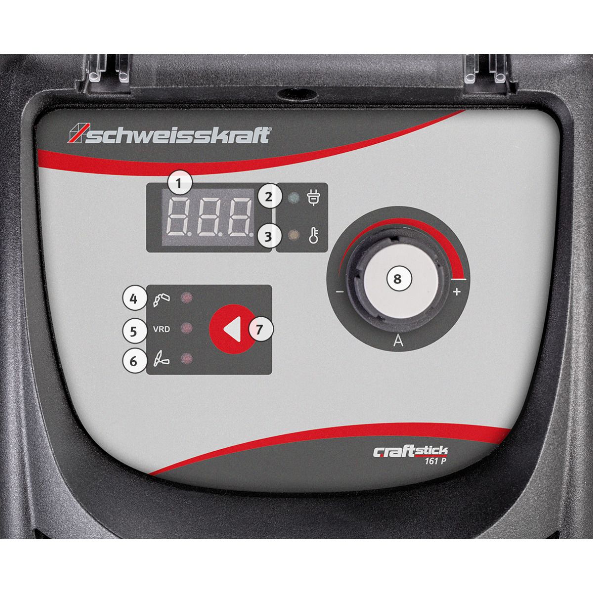 Elektrodeninverter Schweisskraft CRAFT-STICK 161P Aktions-Set
